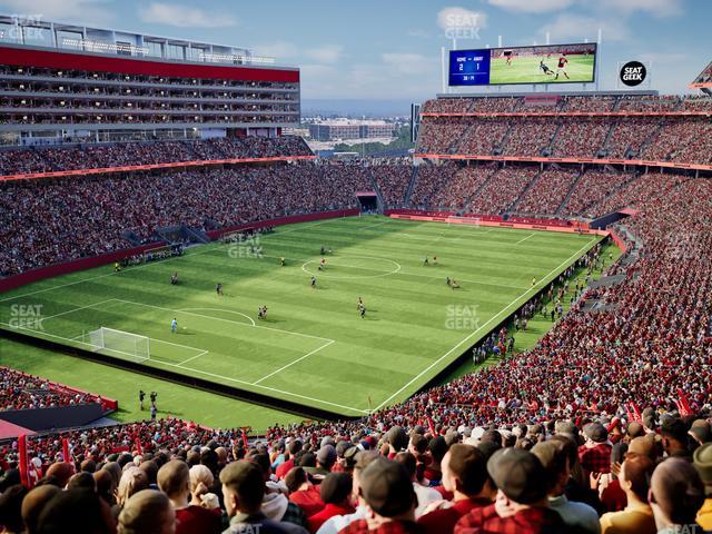 Levi's Stadium - Section 225 Seat View Levi's Stadium - Section 225 Seat View