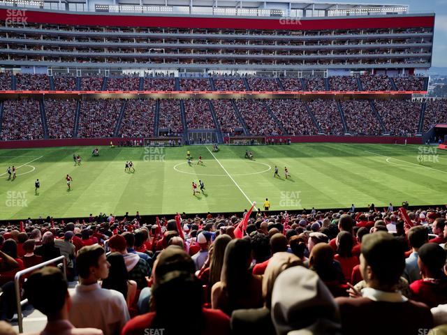 Levi's Stadium - Section C 116 Seat View Levi's Stadium - Section C 116 Seat View