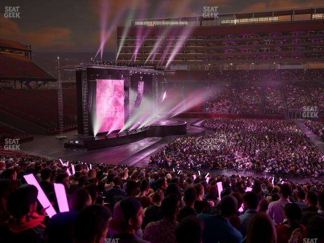 Levi's Stadium - Section C 117 Seat View Levi's Stadium - Section C 117 Seat View