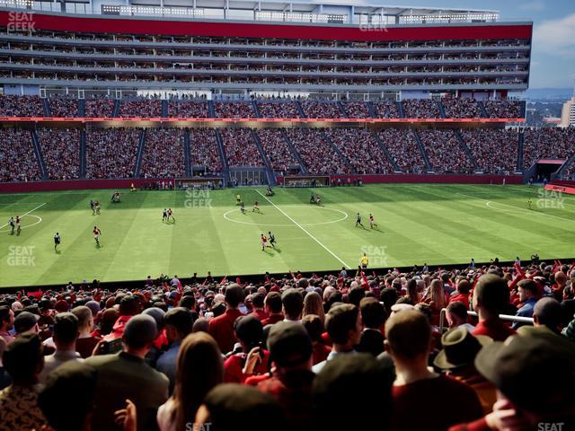 Levi's Stadium - Section C 117 Seat View Levi's Stadium - Section C 117 Seat View