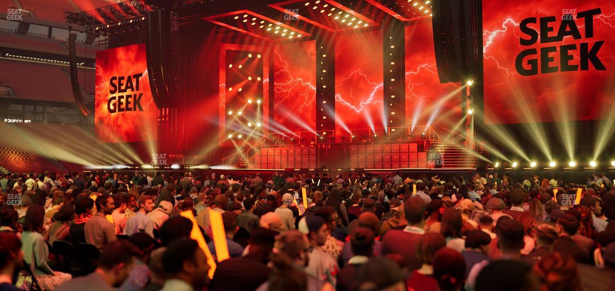 Levi's Stadium - Section Floor 1 Seat View