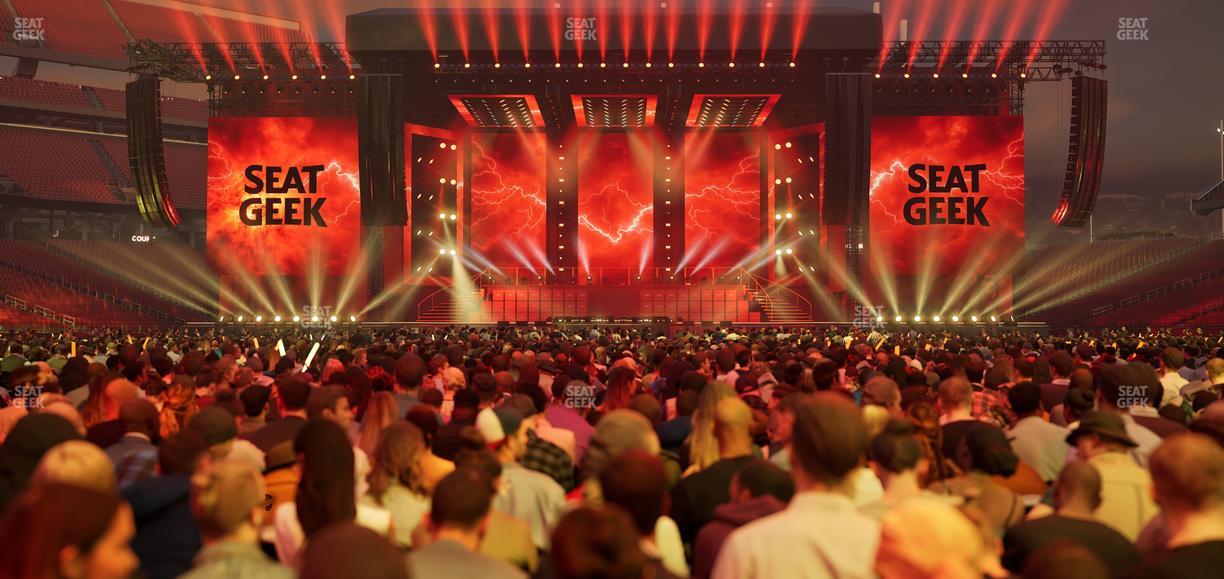 Levi's Stadium - Section Floor 8 Seat View