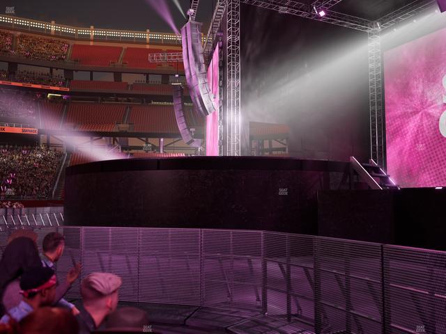 Levi's Stadium - Section Floor B Seat View