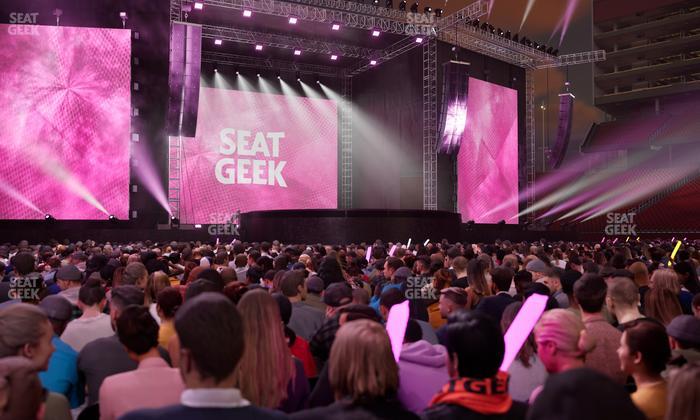 Levi's Stadium - Section Floor D Seat View