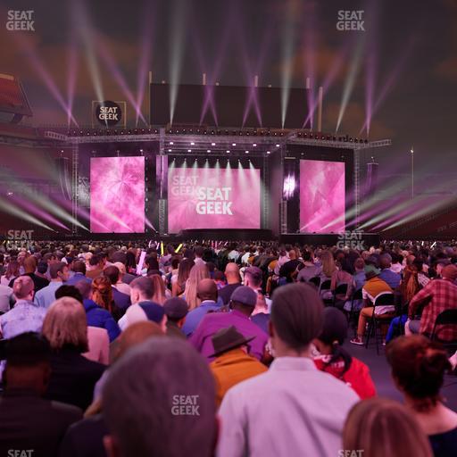 Levi's Stadium - Section Floor J Seat View