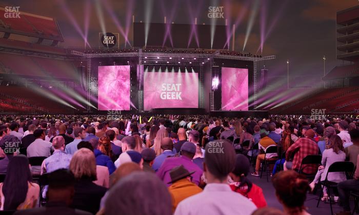 Levi's Stadium - Section Floor J Seat View