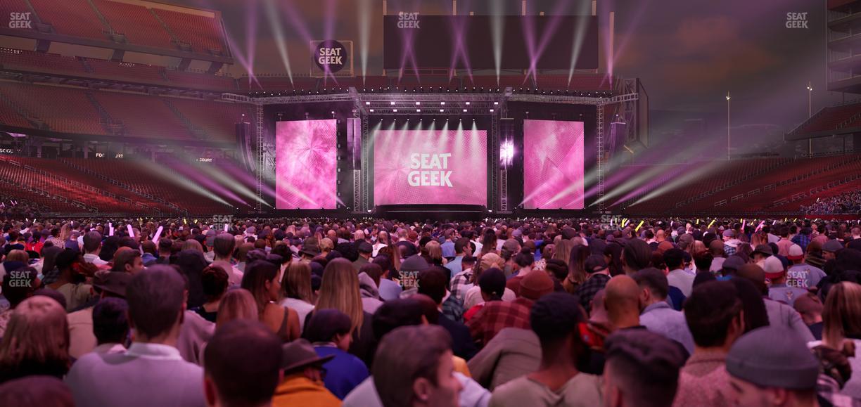 Levi's Stadium - Section Floor L Seat View