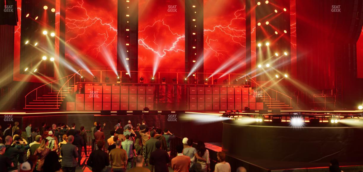 Levi's Stadium - Section Ga Pit Seat View