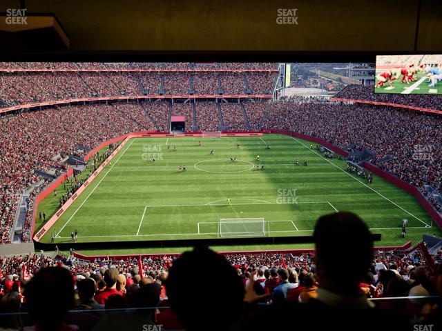 Levi's Stadium - Section Lounge Suite 10 Seat View Levi's Stadium - Section Lounge Suite 10 Seat View