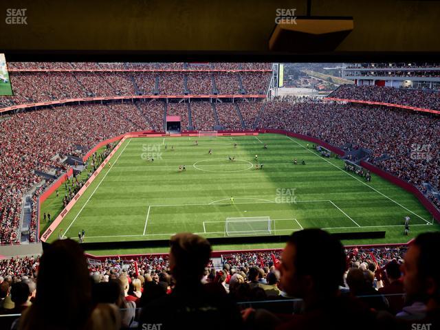 Levi's Stadium - Section Lounge Suite 11 Seat View Levi's Stadium - Section Lounge Suite 11 Seat View