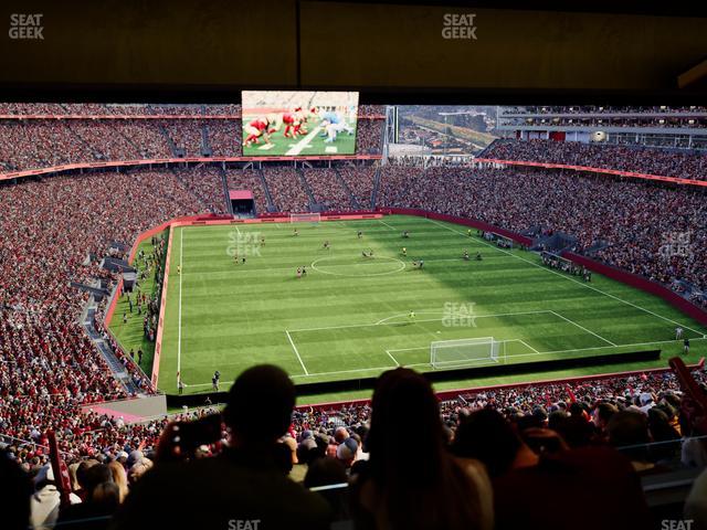 Levi's Stadium - Section Lounge Suite 14 Seat View Levi's Stadium - Section Lounge Suite 14 Seat View