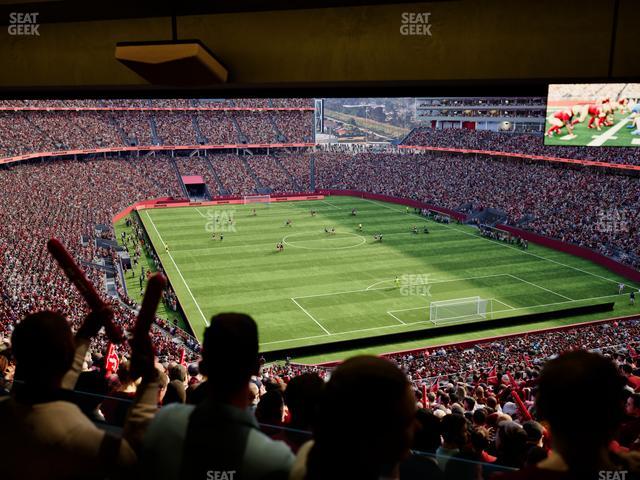 Levi's Stadium - Section Lounge Suite 17 Seat View Levi's Stadium - Section Lounge Suite 17 Seat View