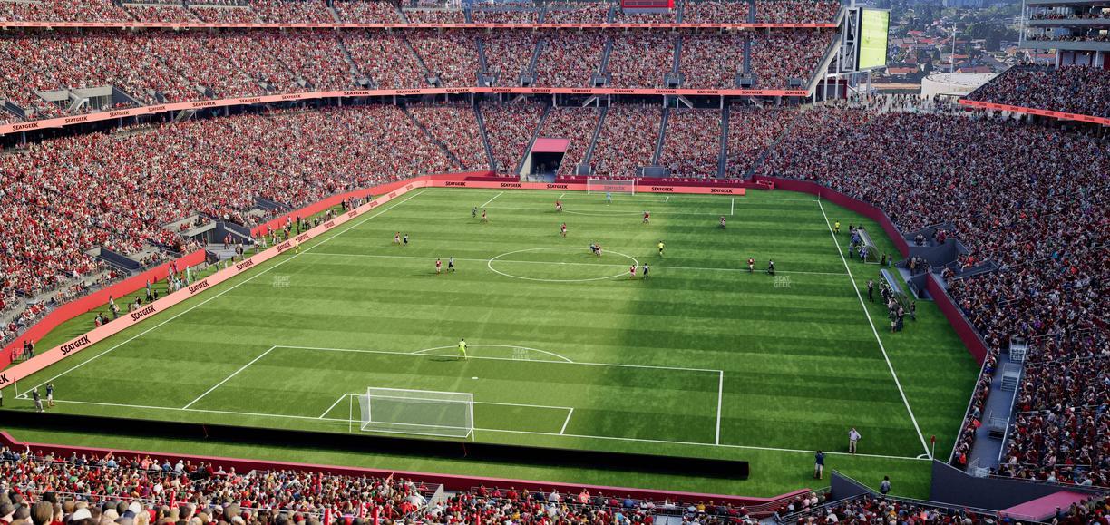 Levi's Stadium - Section Lounge Suite 4 Seat View