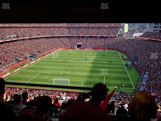 Levi's Stadium - Section Lounge Suite 4 Seat View Levi's Stadium - Section Lounge Suite 4 Seat View