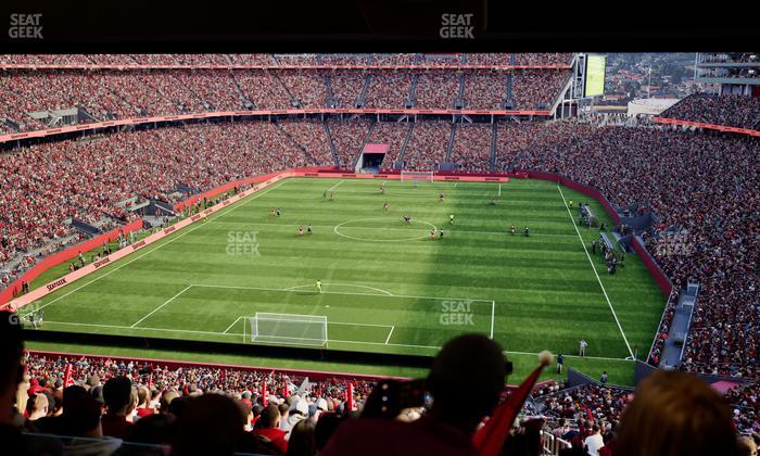 Levi's Stadium - Section Lounge Suite 4 Seat View