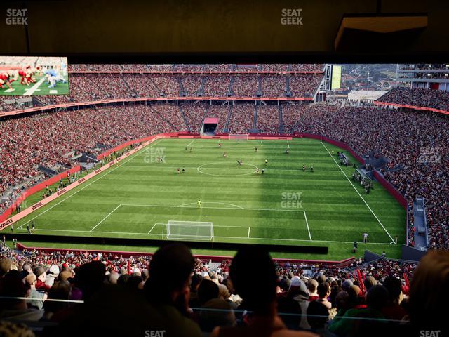 Levi's Stadium - Section Lounge Suite 6 Seat View Levi's Stadium - Section Lounge Suite 6 Seat View