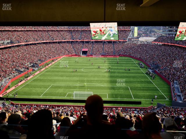 Levi's Stadium - Section Lounge Suite 7 Seat View Levi's Stadium - Section Lounge Suite 7 Seat View