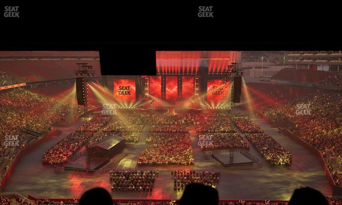 Levi's Stadium - Section Lounge Suite 8 Seat View