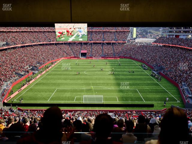 Levi's Stadium - Section Lounge Suite 8 Seat View Levi's Stadium - Section Lounge Suite 8 Seat View