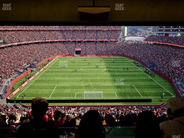 Levi's Stadium - Section Lounge Suite 9 Seat View Levi's Stadium - Section Lounge Suite 9 Seat View