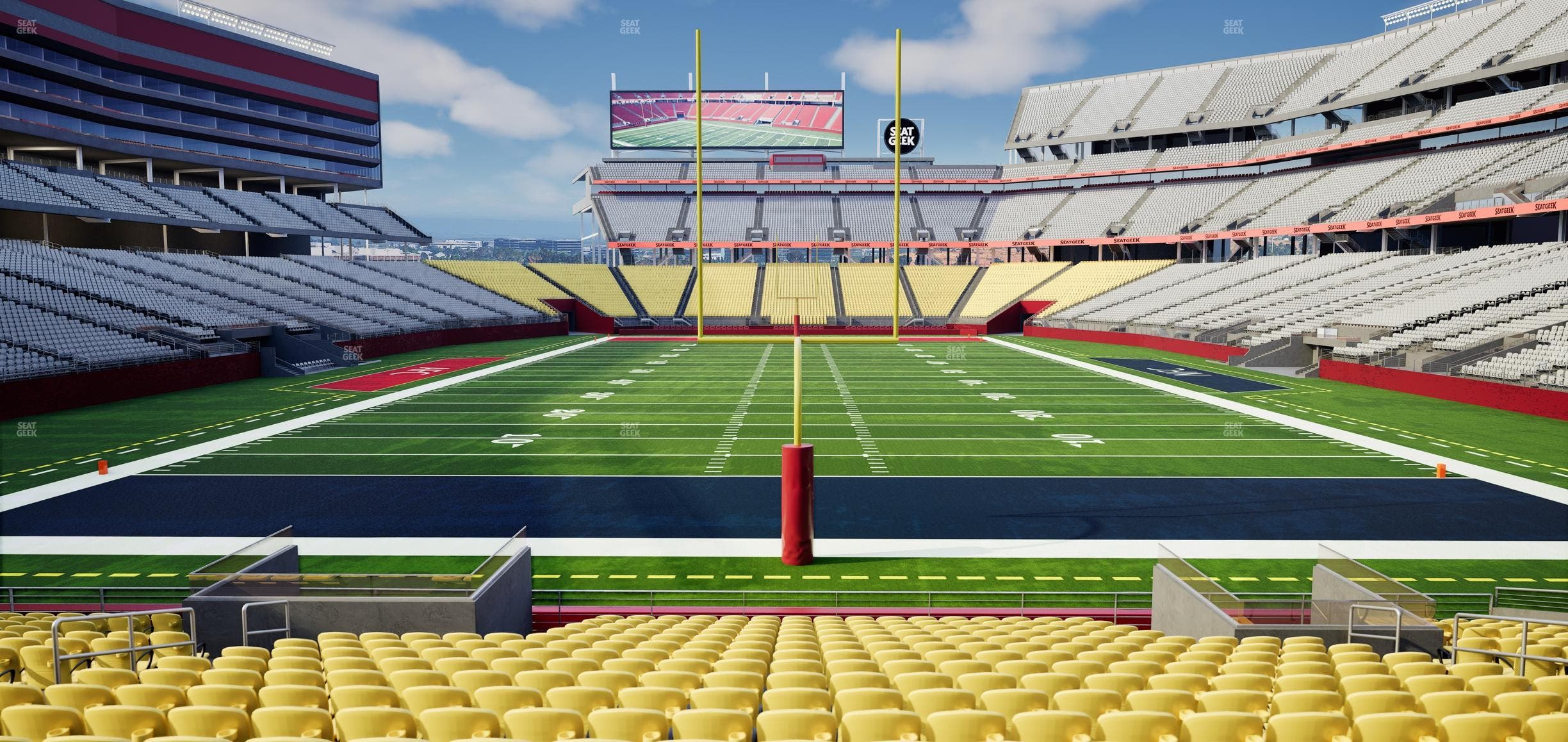 Levi's Stadium - Section Lower Level End Zone Corner Seat View