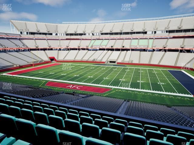 Levi's Stadium - Section Mid Level Club Sideline Seat View
