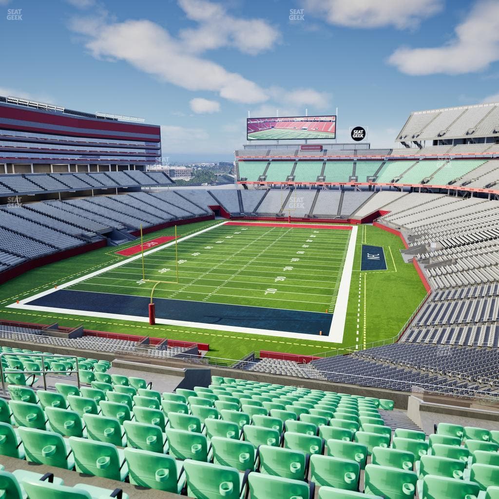 Levi's Stadium - Section Mid Level End Zone Corner Seat View