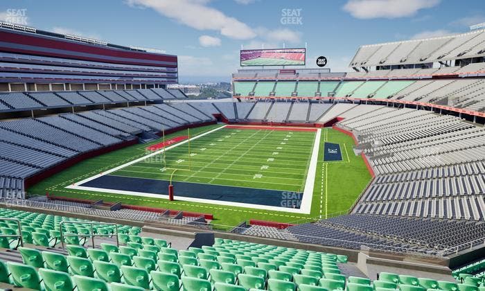 Levi's Stadium - Section Mid Level End Zone Corner Seat View