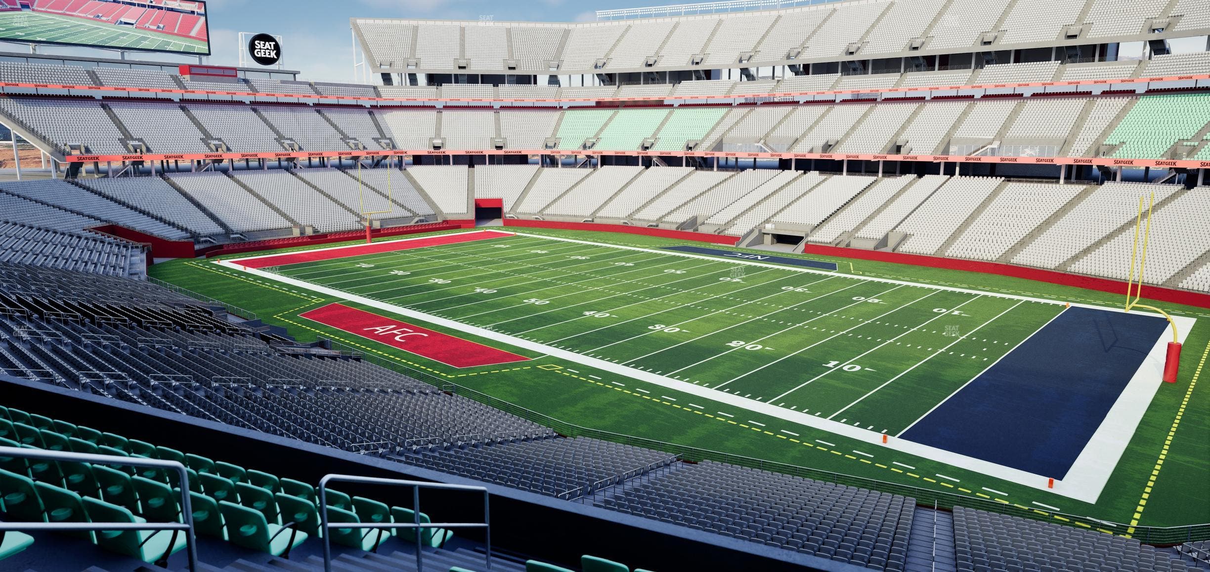 Levi's Stadium - Section Mid Level Sideline Seat View