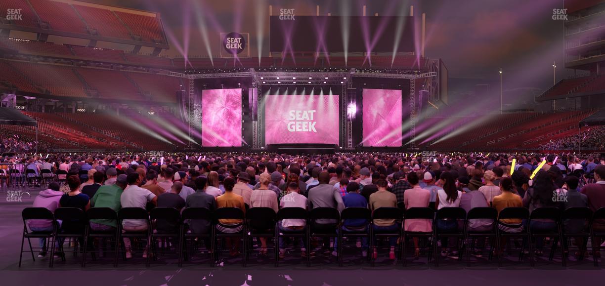 Levi's Stadium - Section North Field Seats Seat View
