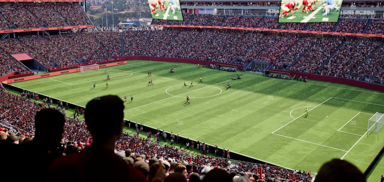 Levi's Stadium - Section Owners Club North Seat View