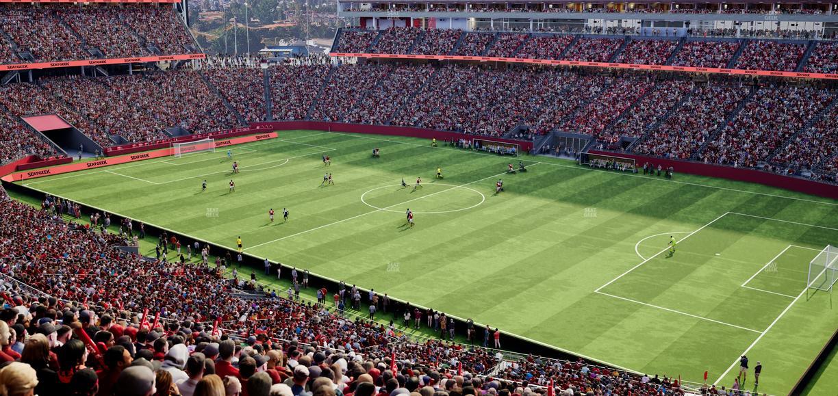 Levi's Stadium - Section Owners Club North Seat View