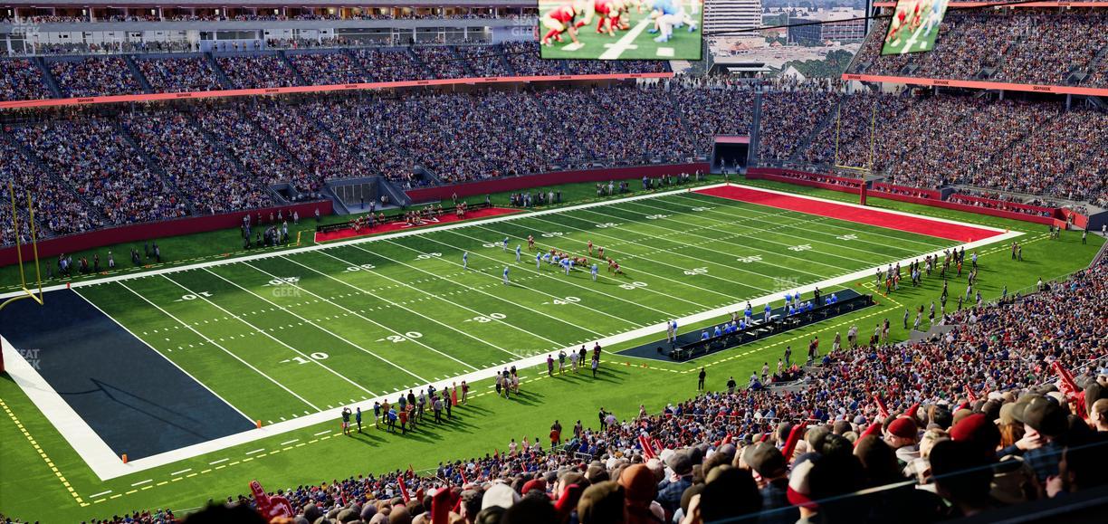 Levi's Stadium - Section Owners Club South Seat View