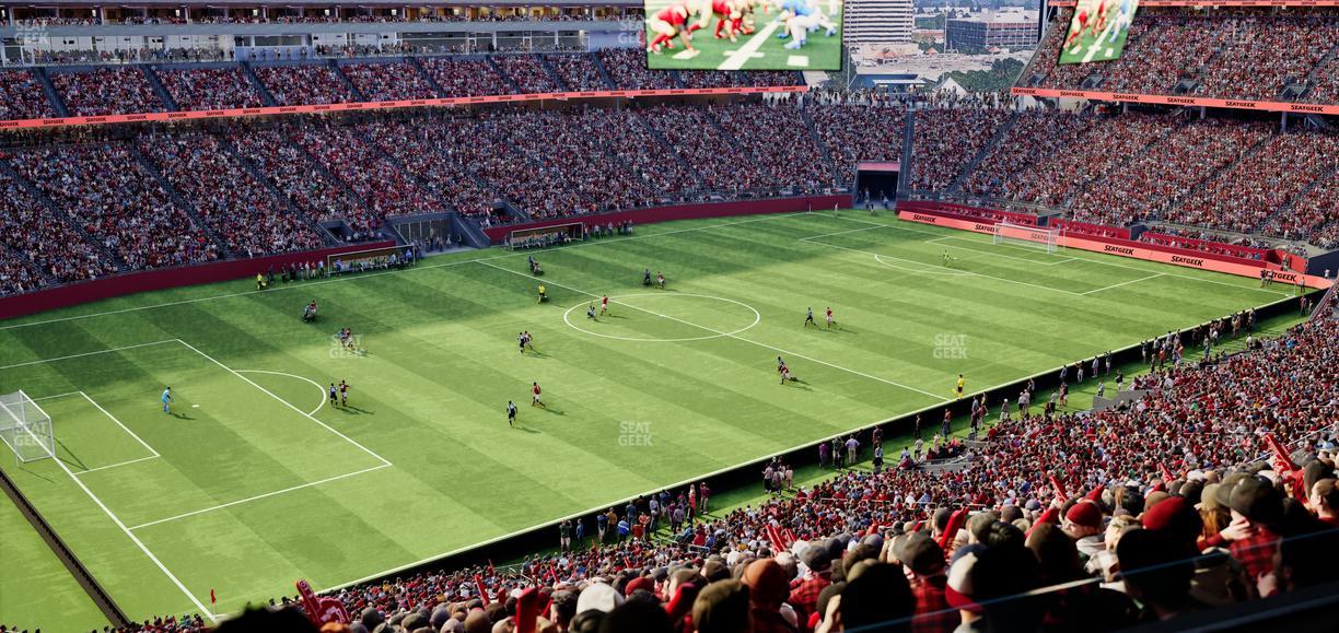 Levi's Stadium - Section Owners Club South Seat View