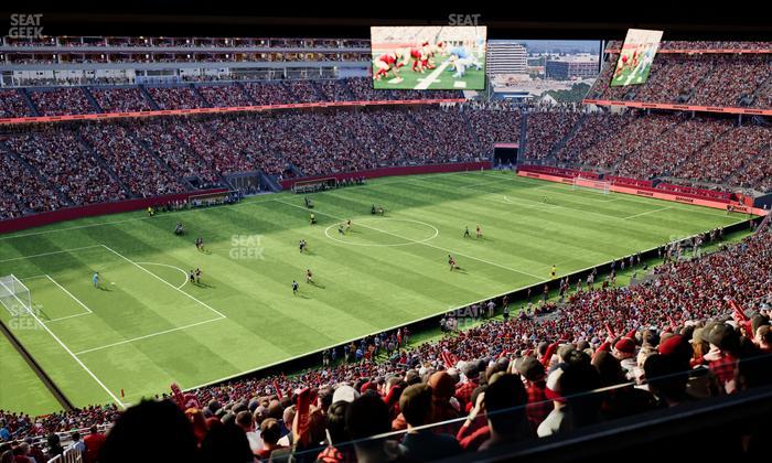 Levi's Stadium - Section Owners Club South Seat View