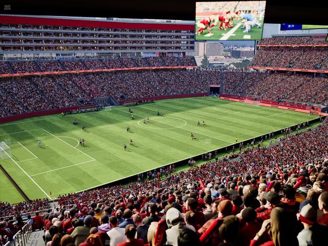 Levi's Stadium - Section Owners Club South Seat View