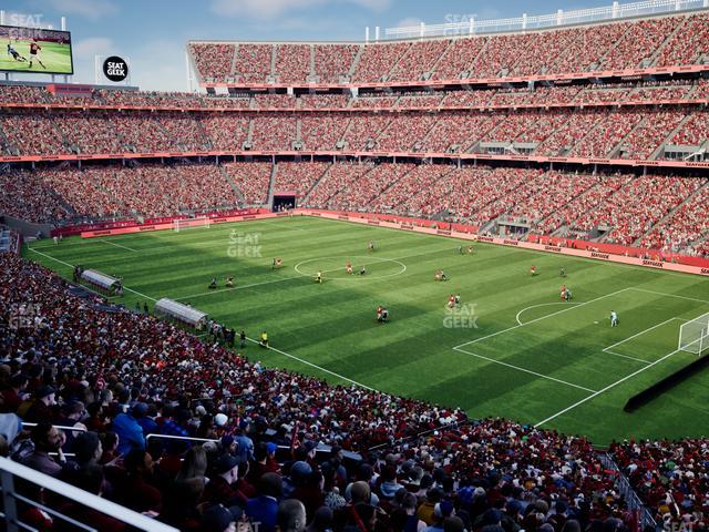 Levi's Stadium - Section P 232 Seat View Levi's Stadium - Section P 232 Seat View