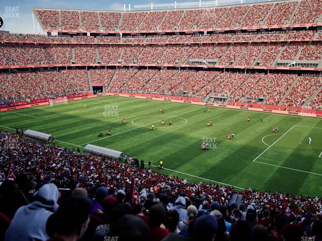 Levi's Stadium - Section P 234 Seat View Levi's Stadium - Section P 234 Seat View