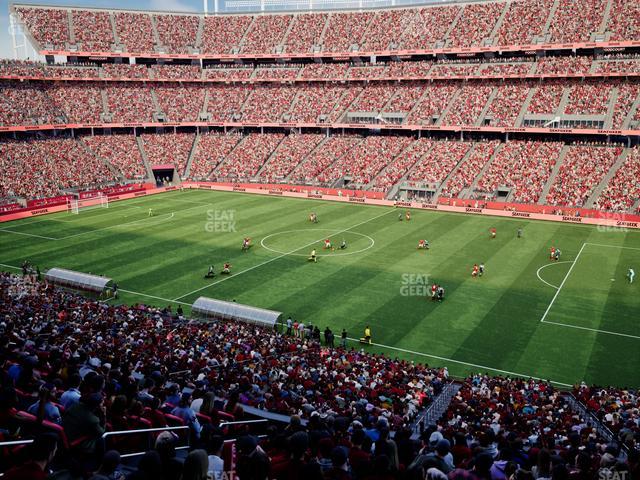 Levi's Stadium - Section P 235 Seat View Levi's Stadium - Section P 235 Seat View