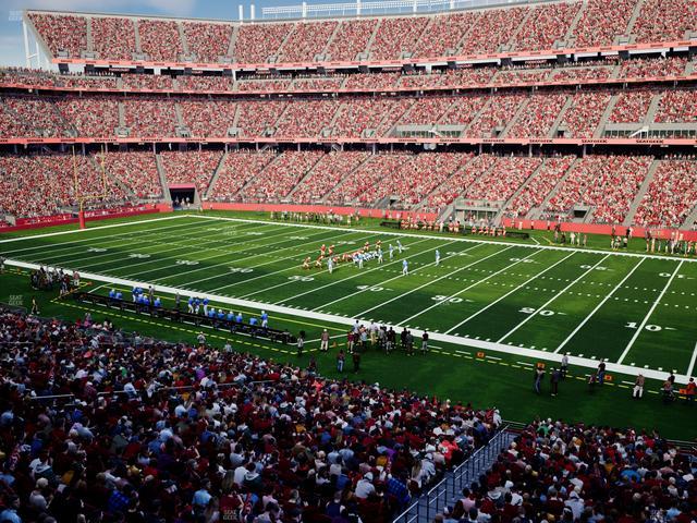 49ERS 記念ボール LEVI'S STADIUM Levi's Stadium - Section P 235 Seat View | SeatGeek
