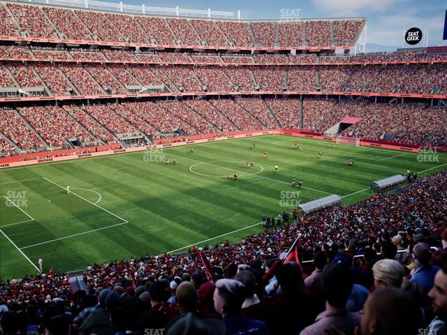 Levi's Stadium - Section P 245 Seat View Levi's Stadium - Section P 245 Seat View