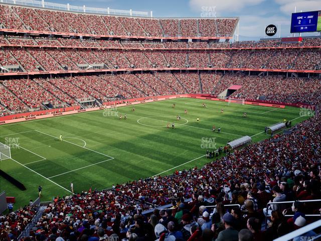 Levi's Stadium - Section P 246 Seat View Levi's Stadium - Section P 246 Seat View