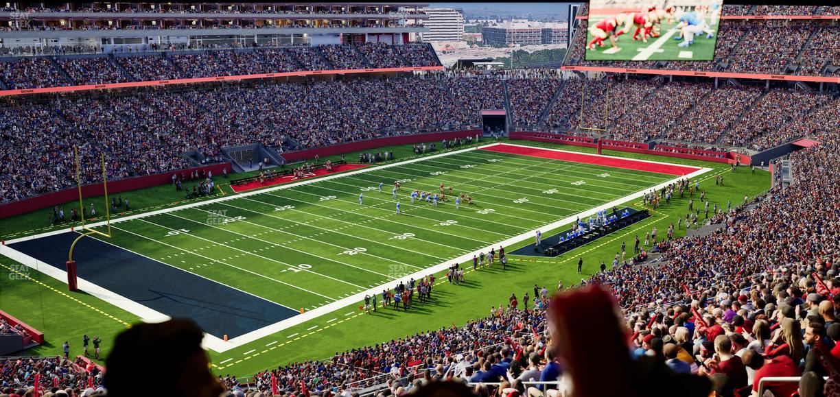 Levi's Stadium - Section Resort Suite 27 Seat View