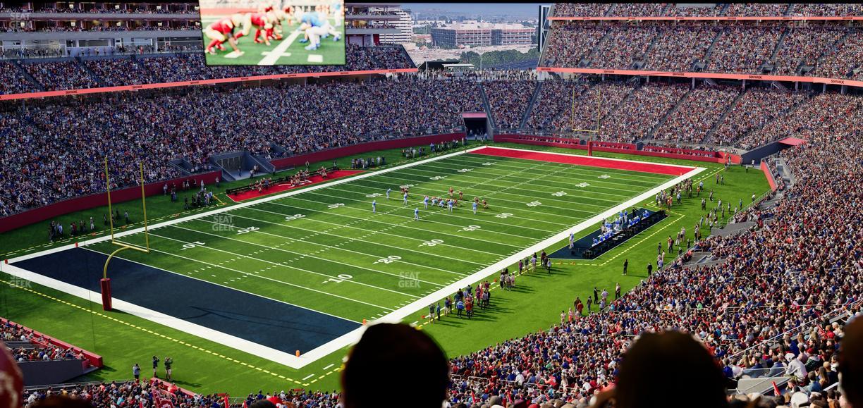 Levi's Stadium - Section Resort Suite 29 Seat View