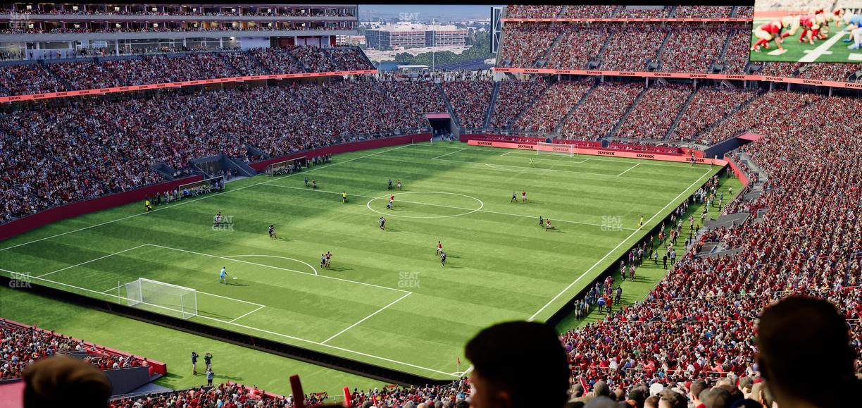 Levi's Stadium - Section Resort Suite 31 Seat View