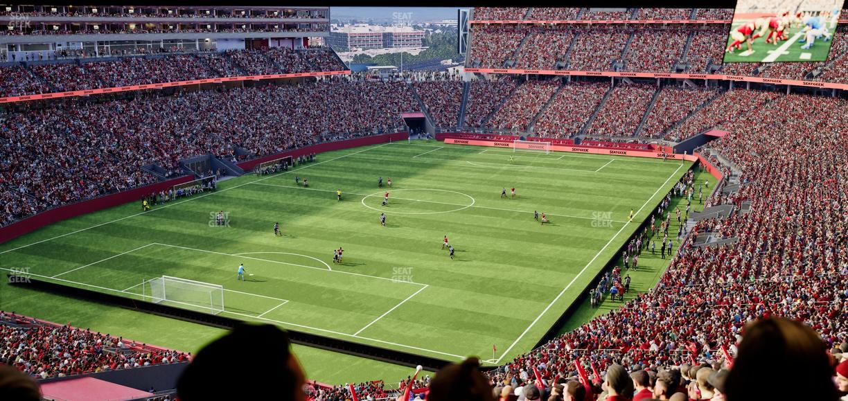 Levi's Stadium - Section Resort Suite 32 Seat View