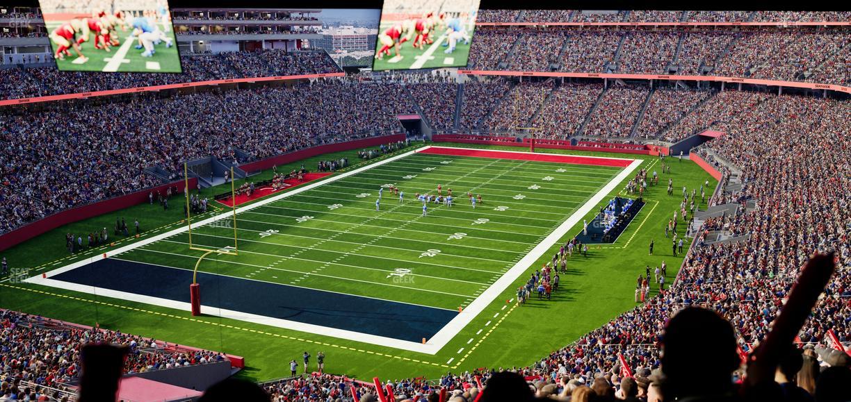 Levi's Stadium - Section Resort Suite 33 Seat View