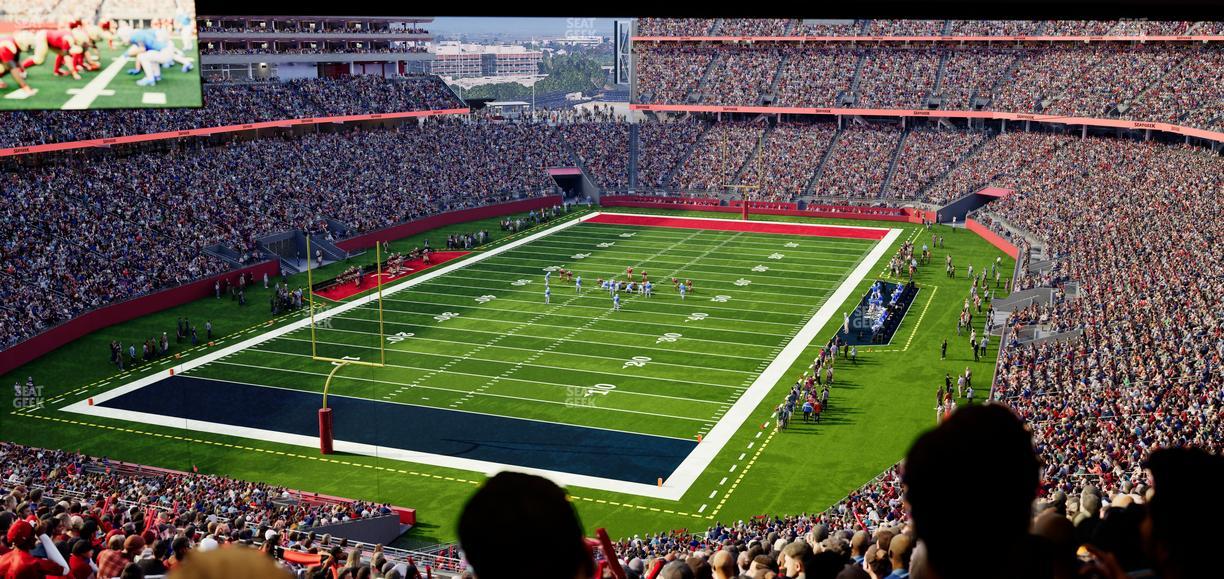 Levi's Stadium - Section Resort Suite 34 Seat View