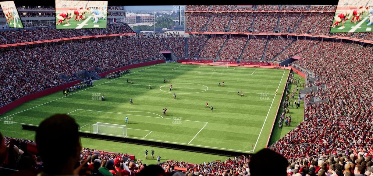 Levi's Stadium - Section Resort Suite 35 Seat View