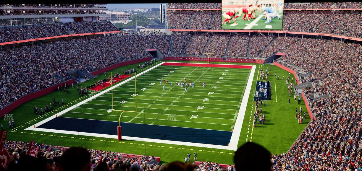 Levi's Stadium - Section Resort Suite 37 Seat View
